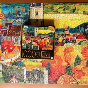 A View From Corfe Castle Dorset 1000pce Luxe Puzzle